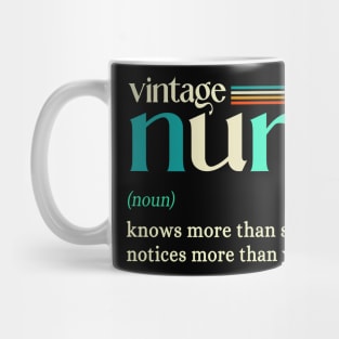 nurse noun definition knows more than she says Mug